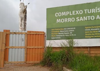 Obras inacabadas: Complexo Turístico de Senador Canedo, conta com atraso de quase um ano