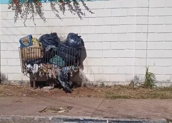 Falta de coleta de lixo provoca mal odor no Conjunto Morada do Morro em Senador Canedo