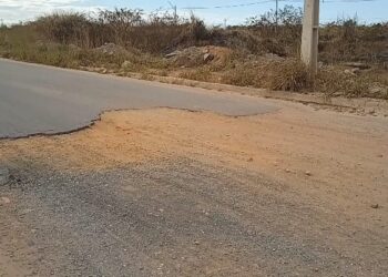 Parte de Avenida em Senador Canedo está sem asfalto