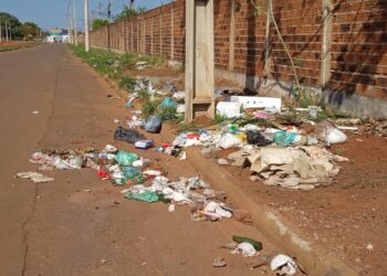 Moradores de um Condomínio em Senador Canedo reclamam de lixos jogados nos arredores do local