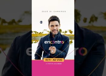 AMANHÃ, 01/11, estarei no programa Encontro! A partir das 09h30 na TV Mundo. 📺✨ #ZezeDiCamargo