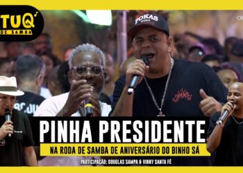 Roda de Samba de Natalício do Binho Sá convida Pinha Presidente Ao Vivo na BatuQ