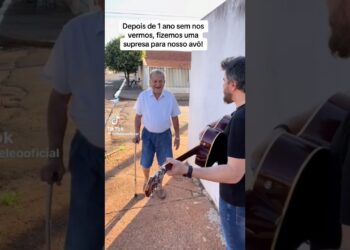REAÇÃO DO AVÔ DEPOIS DE UM ANO SEM SI VEREM  #sertanejo #sertanejoagro #musica #fazenda