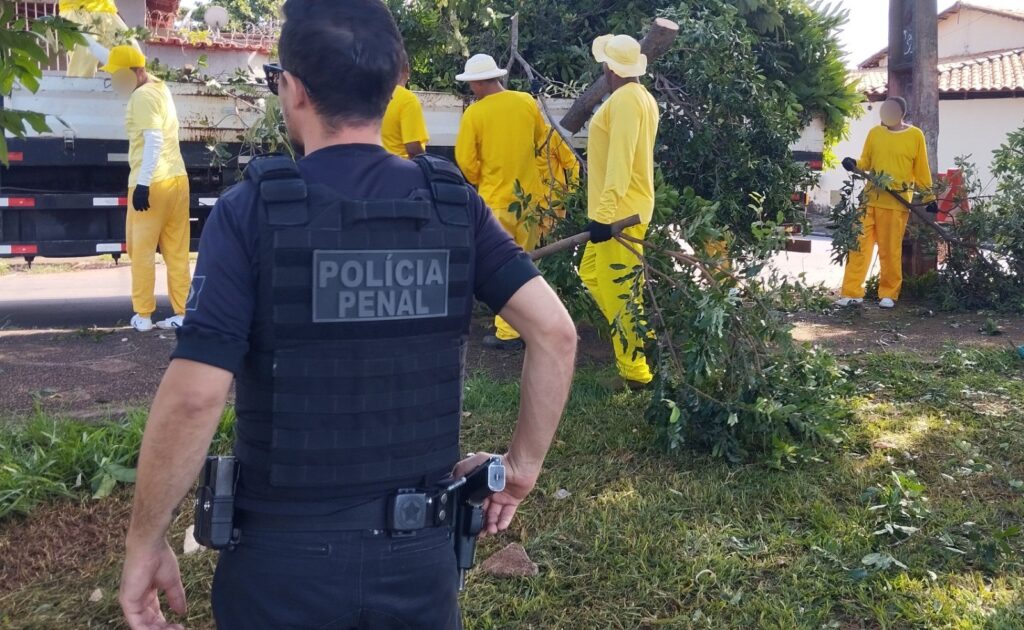 Reeducandos auxiliam na revitalização de espaços públicos em Goiás – Portal Goiás