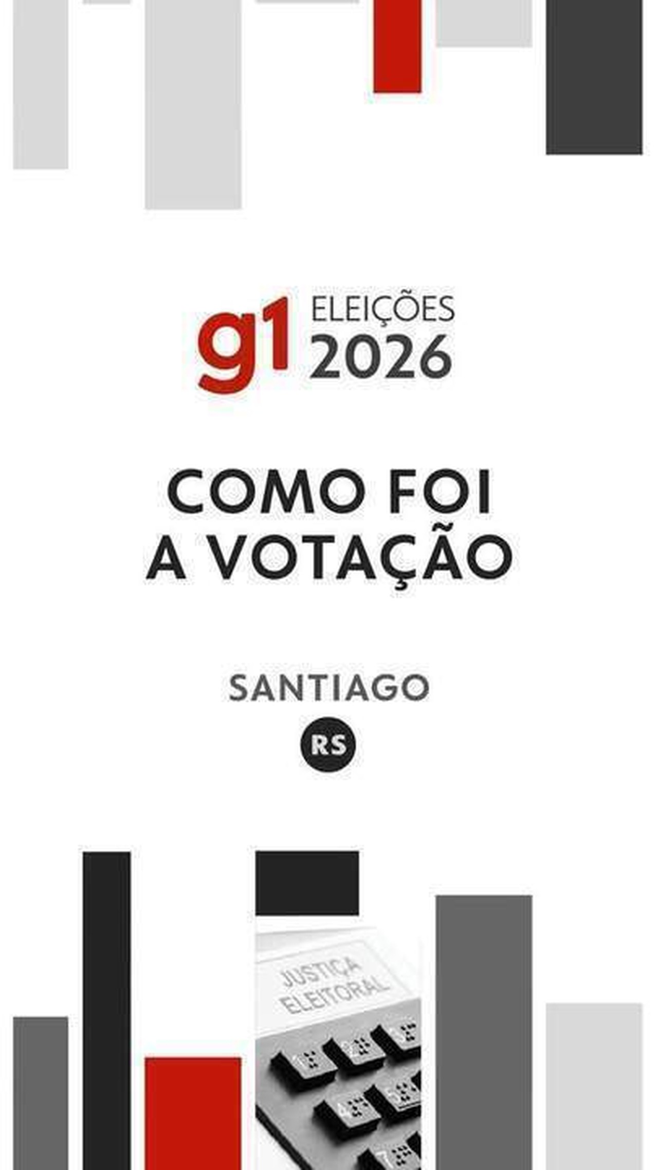 Salao Paroquial da Vila Nova, 44ª zona eleitoral: resultado da votação em Santiago (RS) no 2º turno