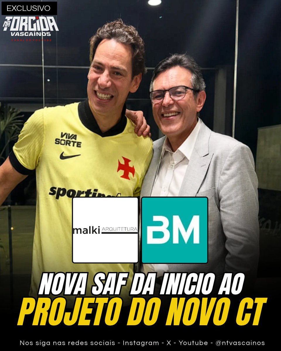 Investidores da SAF definem empresas que participarão da elaboração do projeto do novo CT do Vasco