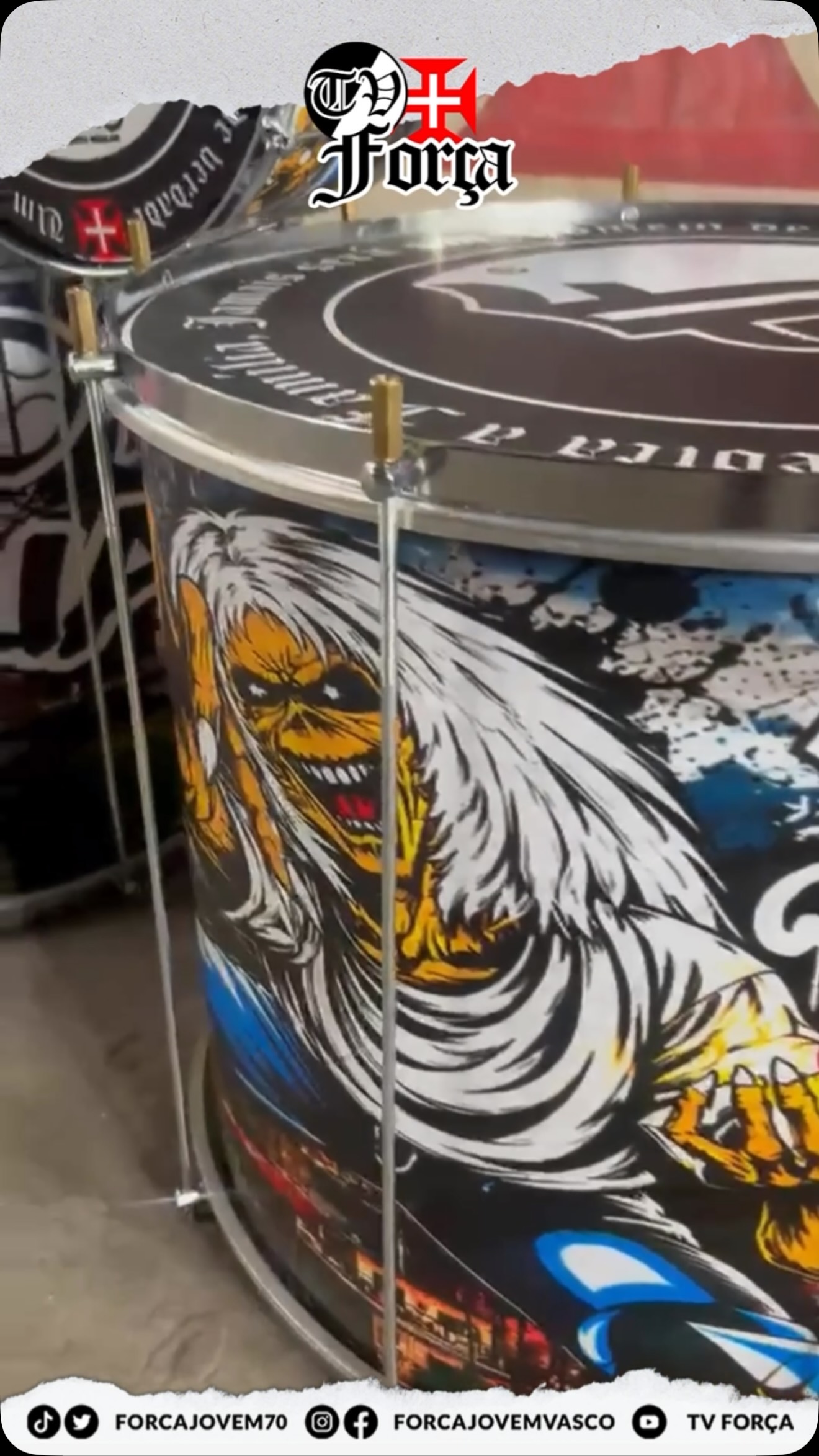 Força Jovem apresenta seus novos instrumentos da bateria; veja vídeo
