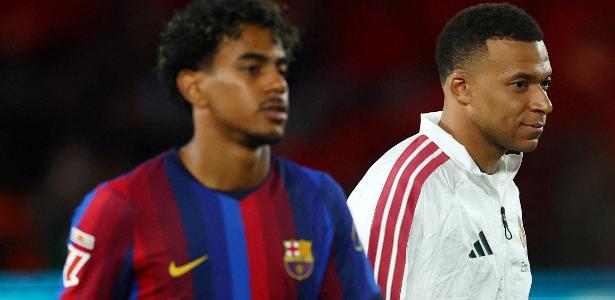 Bola de Ouro Mbappé x Lamine x Rodri mostra que trono está vago