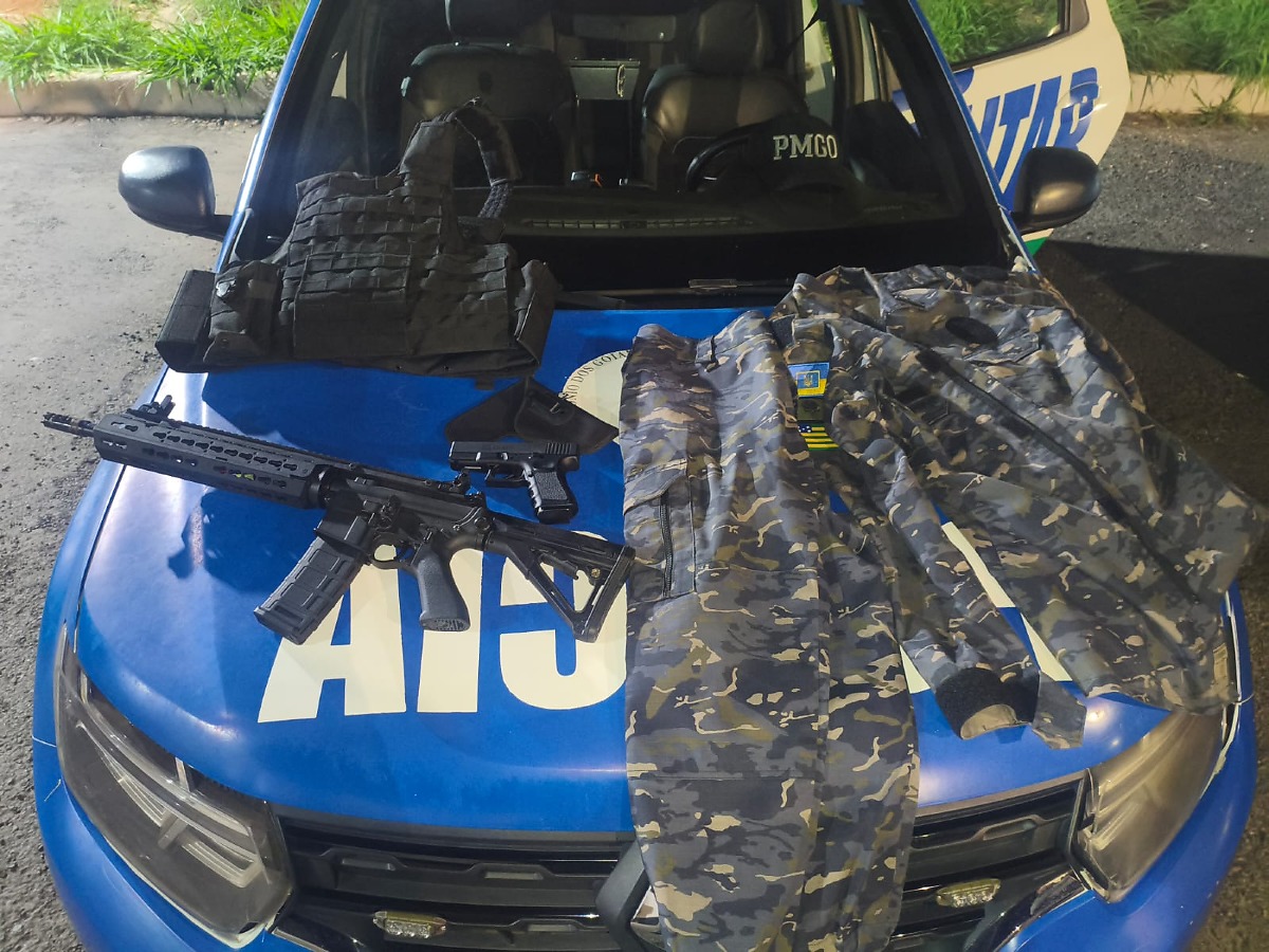 Homem se passa por policial e ameaça vizinhos com armas de airsoft em Senador Canedo | GYN Noticias