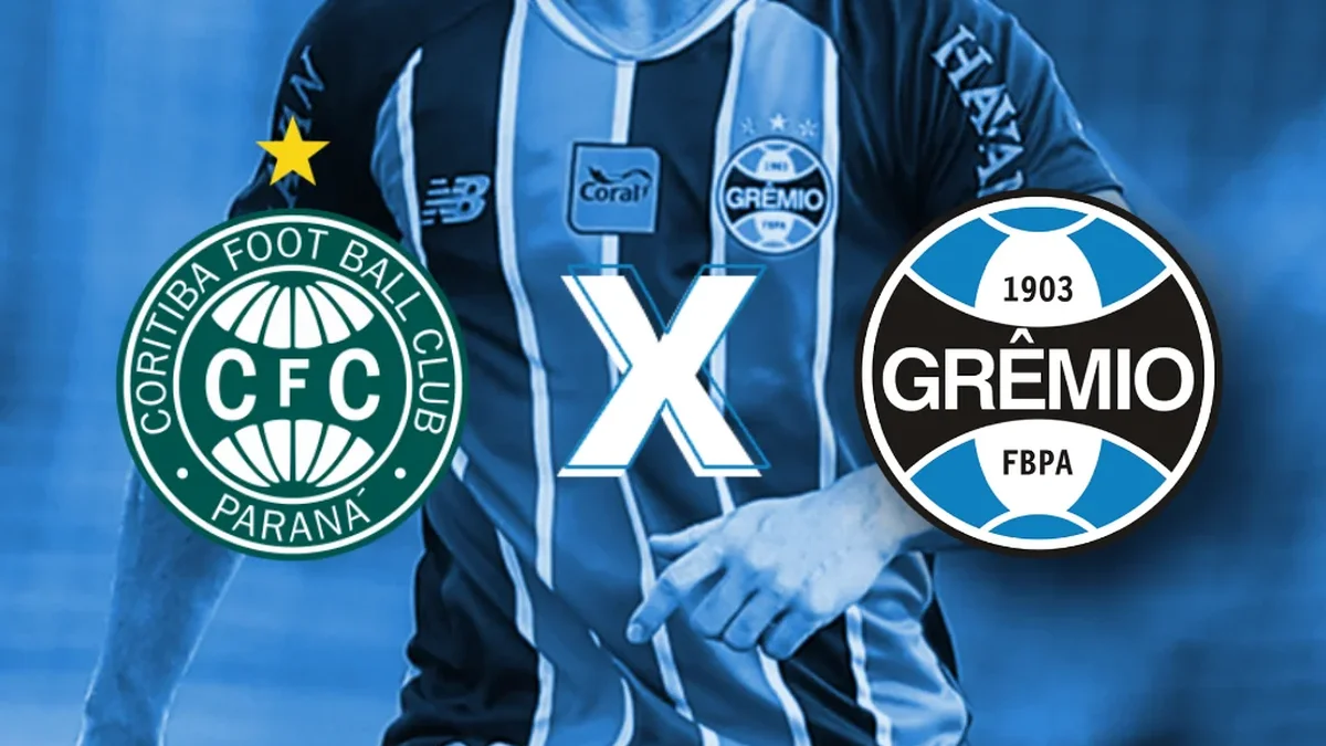 Coritiba x Grêmio hoje: horário, onde assistir ao vivo e escalações pelo Brasileirão