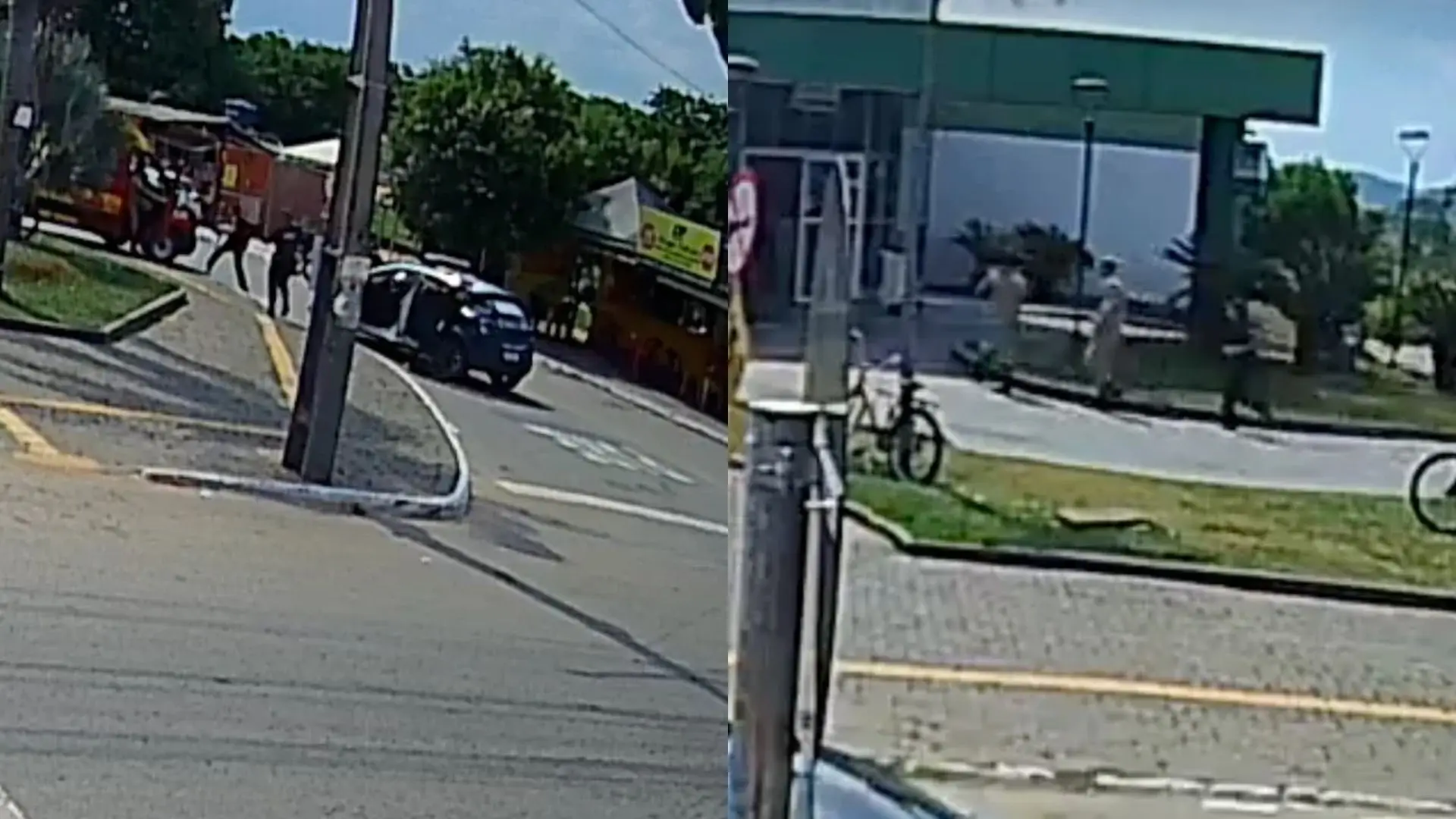 Vídeo mostra GCM socorrendo criança de 2 anos com sinais de engasgo em Senador Canedo