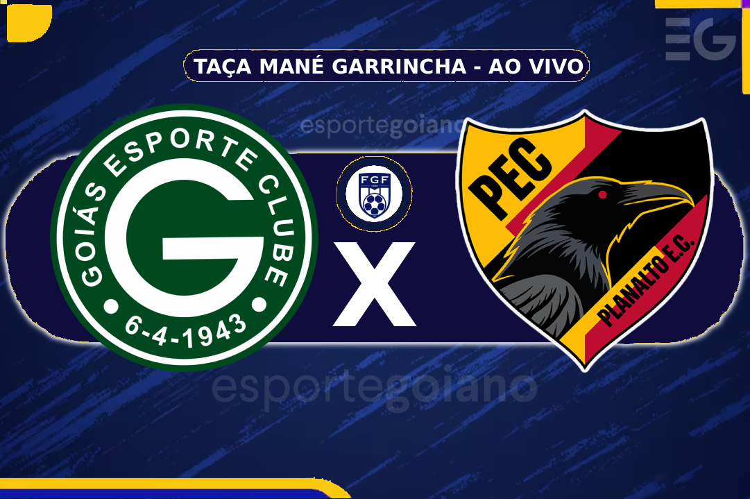 Ao vivo: Goiás x Planalto – 11° rodada da Taça Mané Garrincha