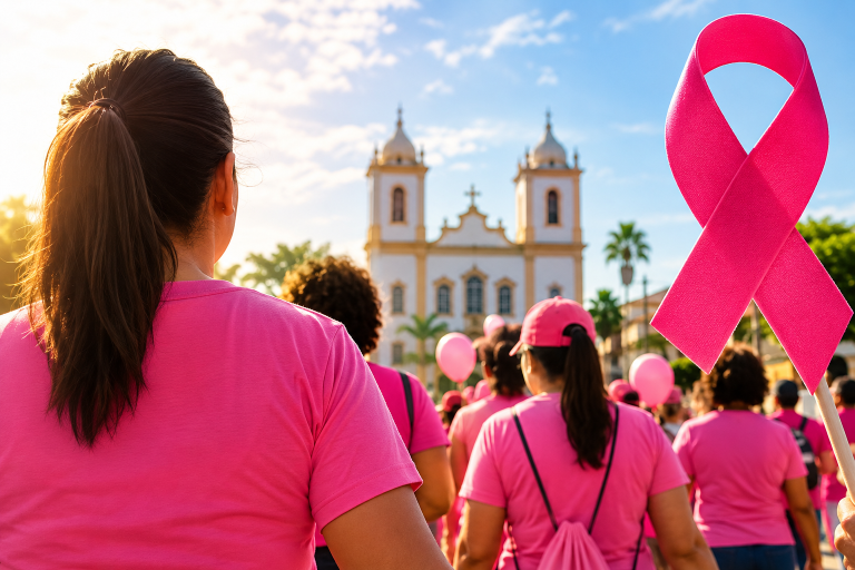 Lions Clube Vila Nova promove Caminhada do Outubro Rosa em Senhor do Bonfim – Blog do Eloilton Cajuhy