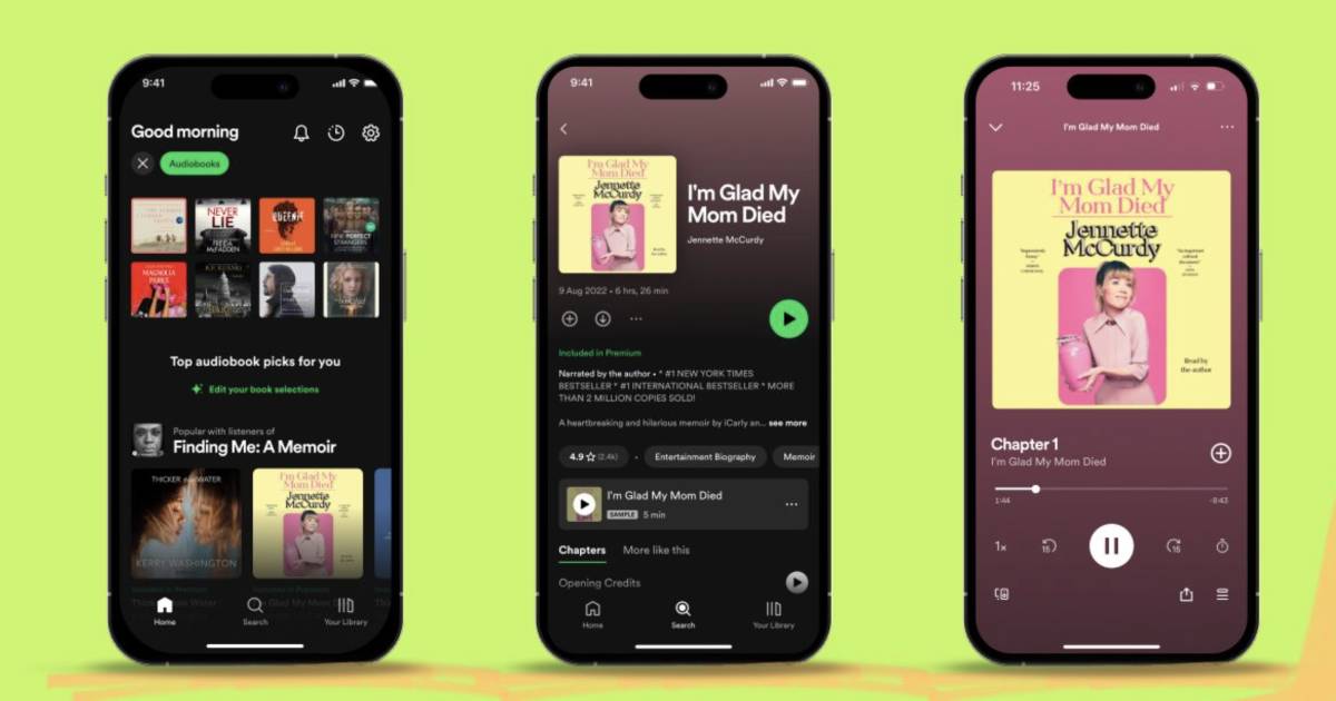 Spotify lança audiolivros no Brasil com mais de 6 mil títulos