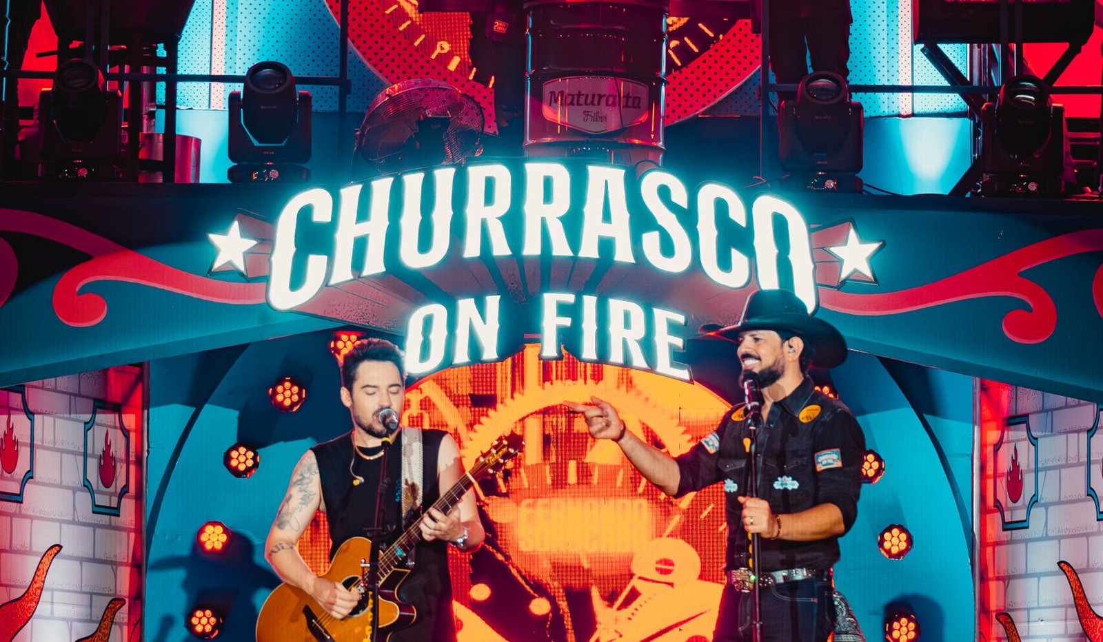 Fernando e Sorocaba estreiam festival Churrasco On Fire nos EUA reunindo sertanejo, country e barbecue