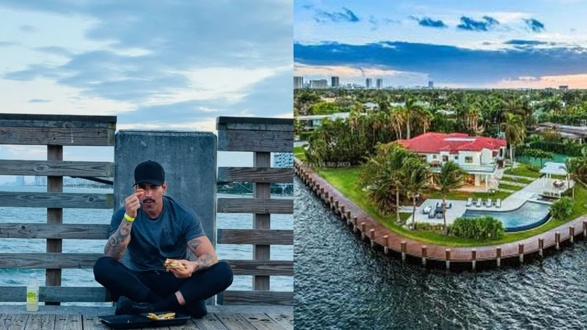 Cantor sertanejo mantém refúgio nos EUA com bar aquático, elevador para jet skis e academia de vidro
