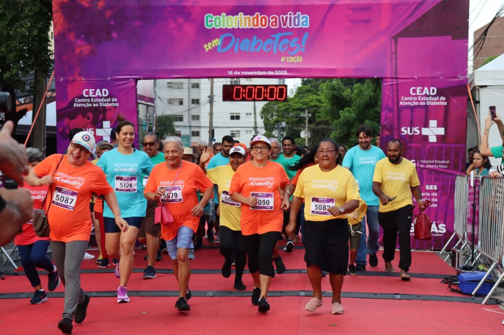 E aí, tá preparado? 5ª edição da Corrida Colorindo a Vida Sem Diabetes do HGG será em 15 de novembro – Portal Goiás