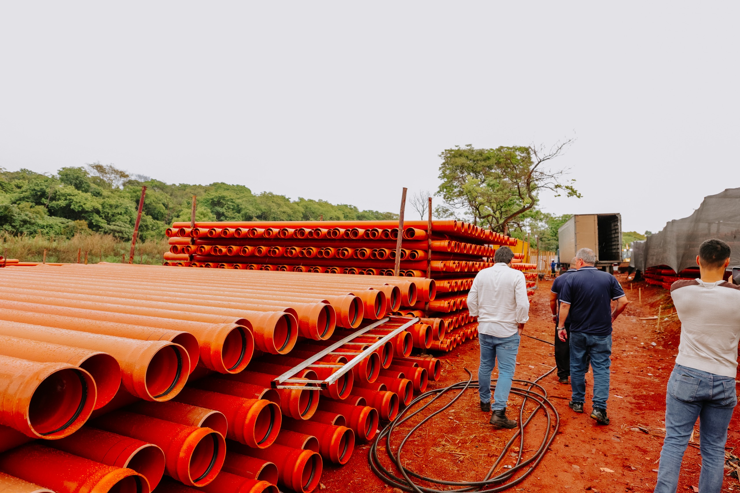 Sanesc recebe insumos para ampliar rede de esgoto em Senador Canedo – Diário da Manhã