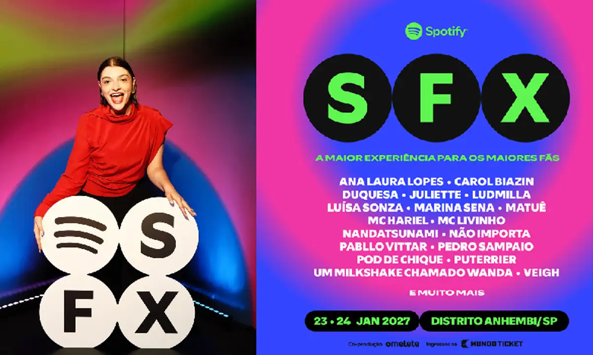 Spotify Anuncia SFX 2027 Em São Paulo Com Grandes Nomes Da Música E Podcasts