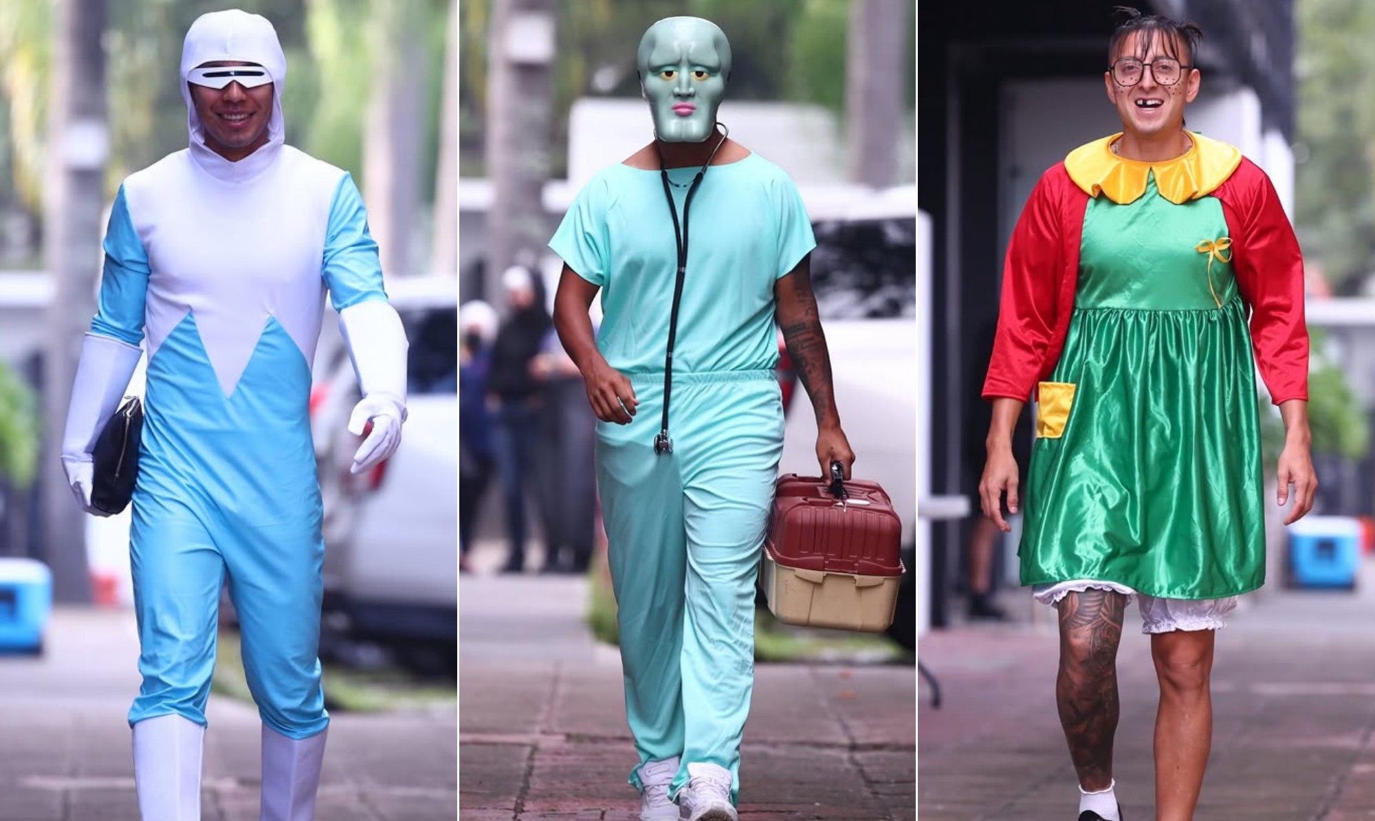 Jogadores do Chivas, do México, chegam fantasiados a treino em celebração ao Halloween; veja os looks
