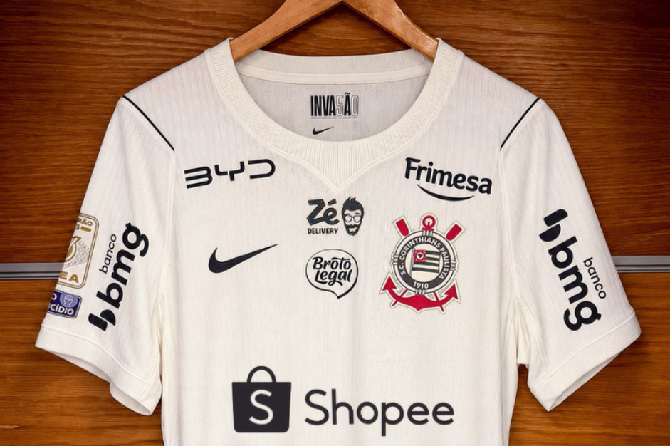 Corinthians oficializa Shopee como patrocinadora máster até o fim do Brasileirão – Meu Timão