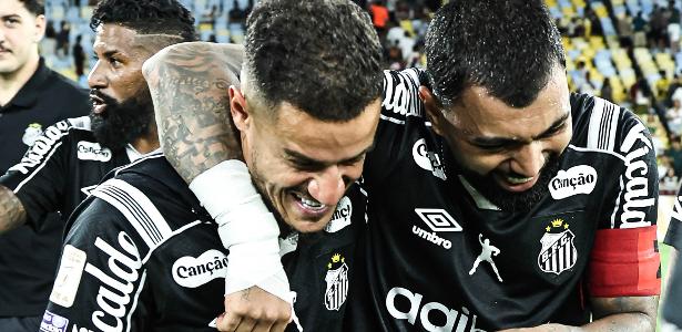 Philippe Coutinho faz primeiro gol com a camisa do Santos
