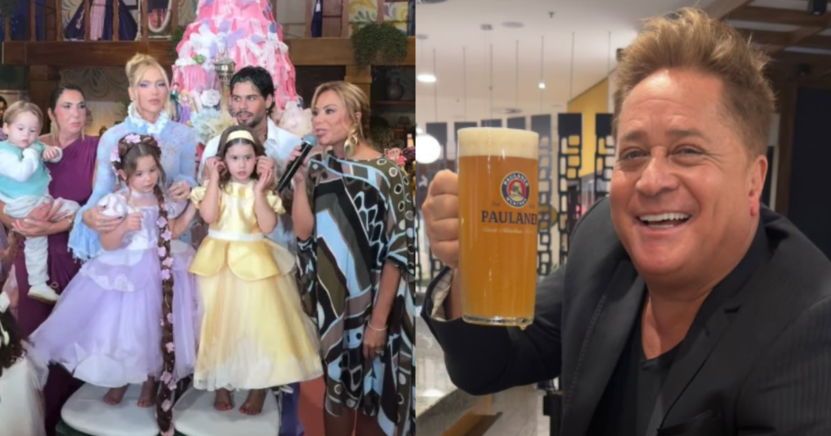 Web sobre falta de Leonardo na festa de Maria Flor: “Não liga para família”