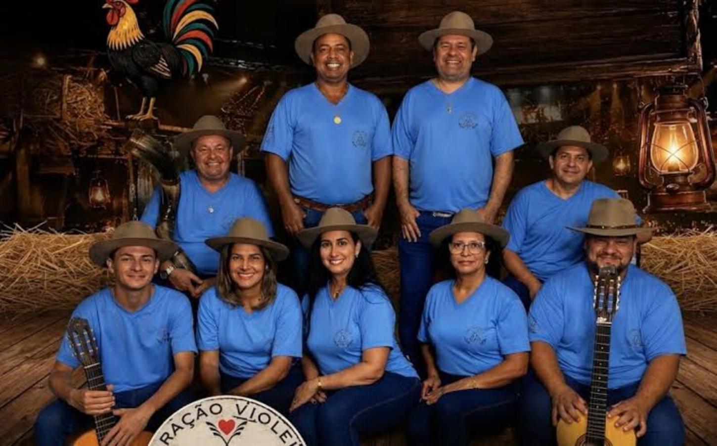 Música caipira e gastronomia: Grupo Coração Violeiro se apresenta na Feira Noturna do Posto de Monta