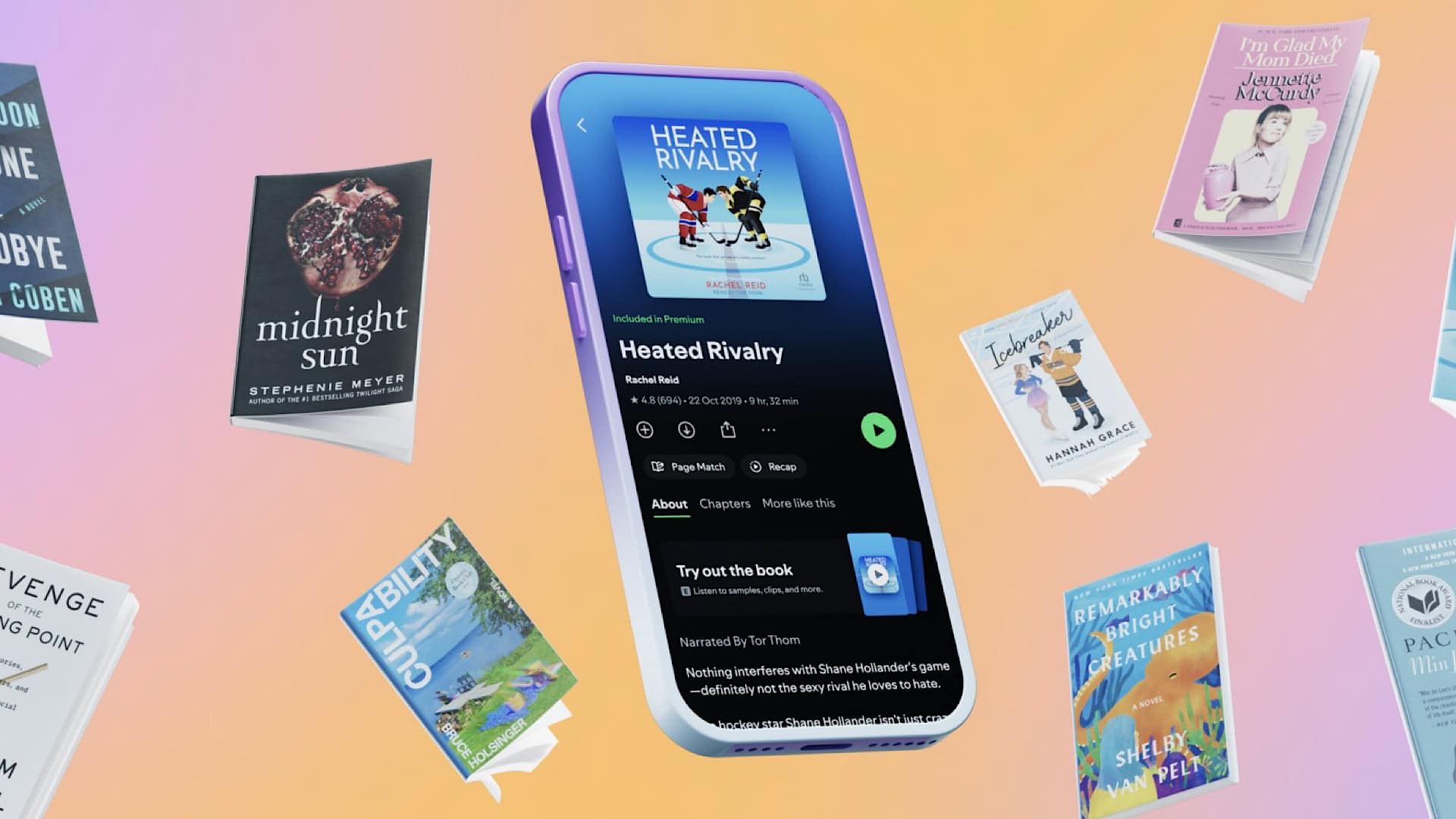 Spotify lançará audiolivros no Brasil em 15 de outubro, com mais de 6 mil títulos em português